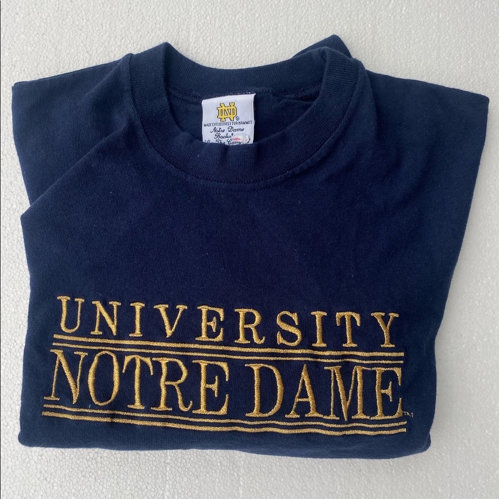 authentic university of notre dame t-shirt